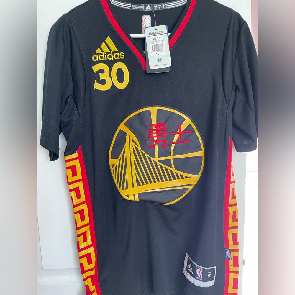 Golden State Warriors Adidas Chinese Stephen Curry #30 Jersey